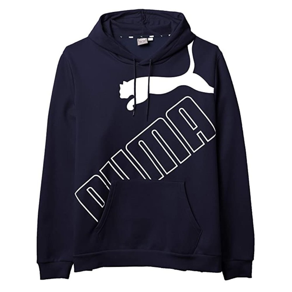PUMA Mens Big Logo Fleece Hoodie